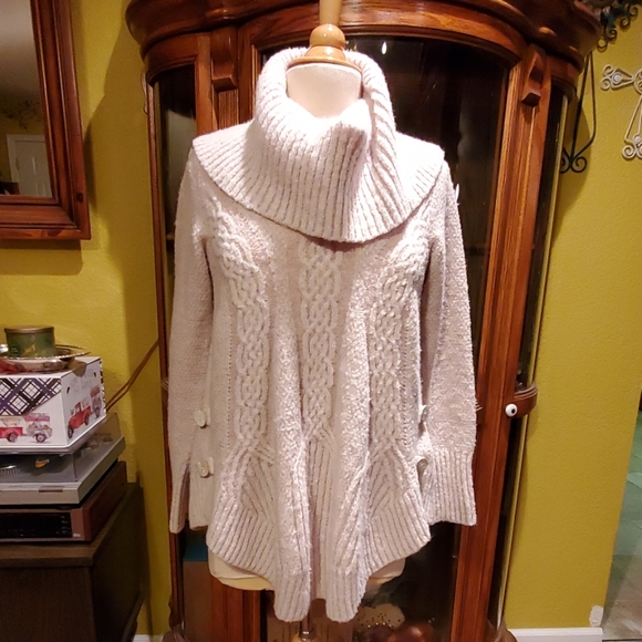 ANTHROPOLOGIE ANGEL OF THE NORTH SWEATER M - Picture 1 of 4